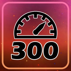 Icon for 300 km/h
