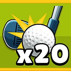 Icon for Hit the ball with maximum force 20 times