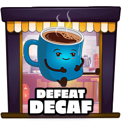 Icon for Decaf defeated