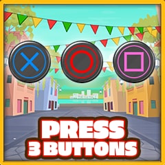 Icon for Press 3 buttons in a row