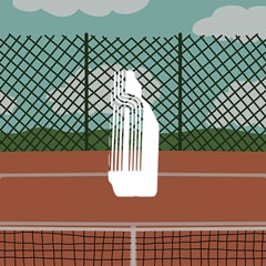 Icon for Rallies on the hard court are longer than the grass but generally shorter than on clay.