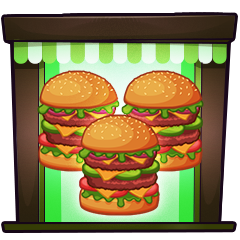 Icon for Collect 3 burgers