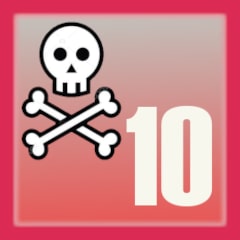 Icon for 10 deaths