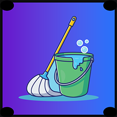 Icon for All Cleaned up.
