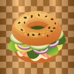 Icon for … Because bagel dough is dense…