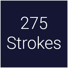 '275 Strokes' achievement icon