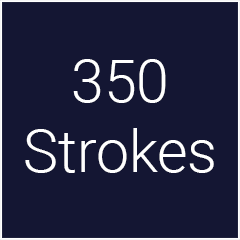 '350 Strokes' achievement icon