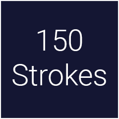 '150 Strokes' achievement icon