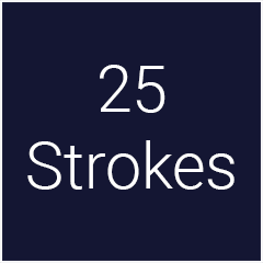'25 Strokes' achievement icon