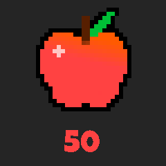 Icon for 50 apples