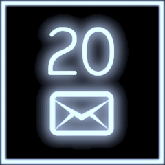 Icon for 20 letters