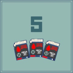 Icon for 5 cards