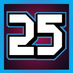 Icon for Complete level 25