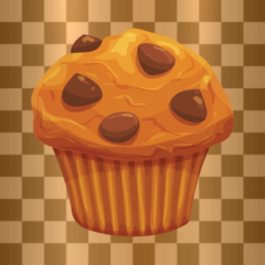 Icon for Muffins are similar to cupcakes