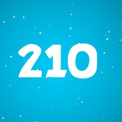 Icon for Accumulate 210 points in total