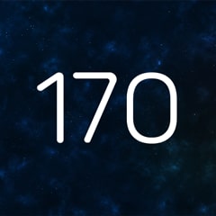 Icon for Hit 170 asteroids