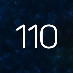 Icon for Hit 110 asteroids