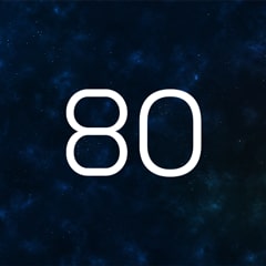 Icon for Hit 80 asteroids