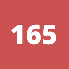 Icon for Accumulated score of 165
