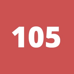 Icon for Accumulated score of 105