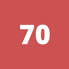 Icon for Accumulated score of 70