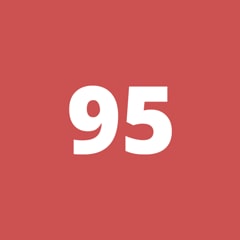 Icon for Accumulated score of 95