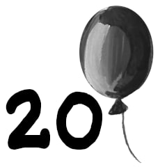 Icon for 20 balloons