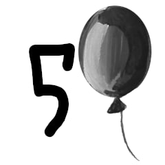 Icon for 5 balloons