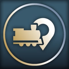 Icon for First steam train arrived