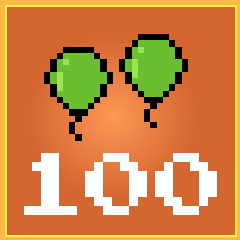 Icon for You collected 100 Balloons