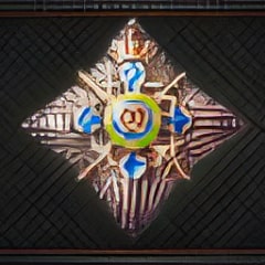 Icon for Order of the Star of Romania, First Class Star with Swords