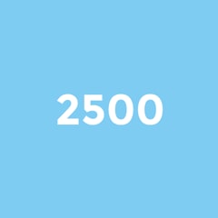 Icon for Accumulate 2500 points