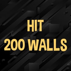 Icon for Hit 200 walls.