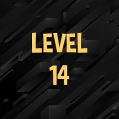 Icon for Complete level 14.