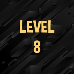 Icon for Complete level 8.