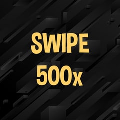 Icon for Swipe 500 times.