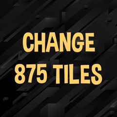 Icon for Change 875 tiles.