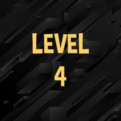 Icon for Complete level 4.