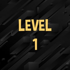 Icon for Complete level 1.