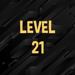 Icon for Complete level 21.