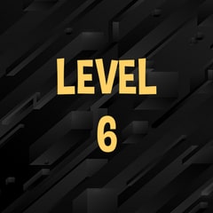 Icon for Complete level 6.