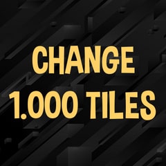 Icon for Change 1.000 tiles.