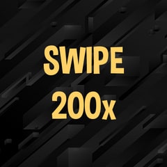 Icon for Swipe 200 times.