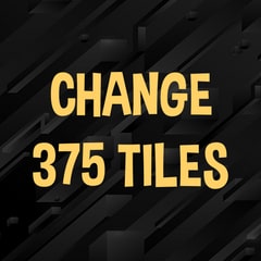 Icon for Change 375 tiles.