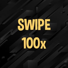 Icon for Swipe 100 times.