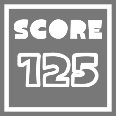 Icon for Score 125