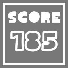 Icon for Score 185