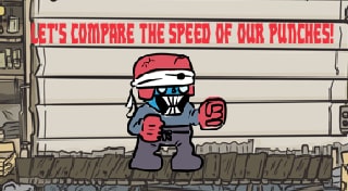 Let's compare the speed of our punches!