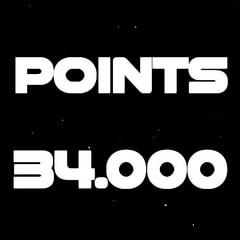 Reach 34.000 points in total