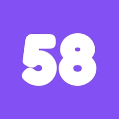 Move 58 tiles in total